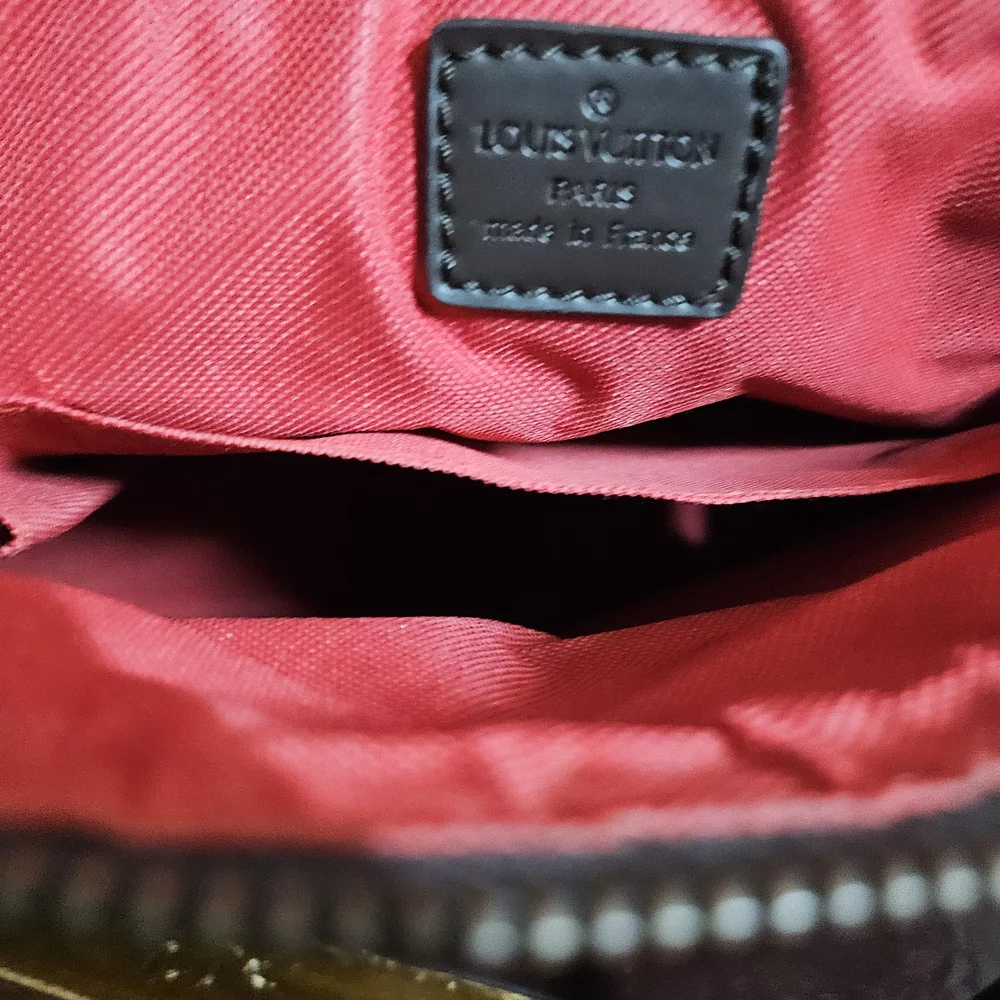Checkered Brown Handbag - Picture 5 of 11